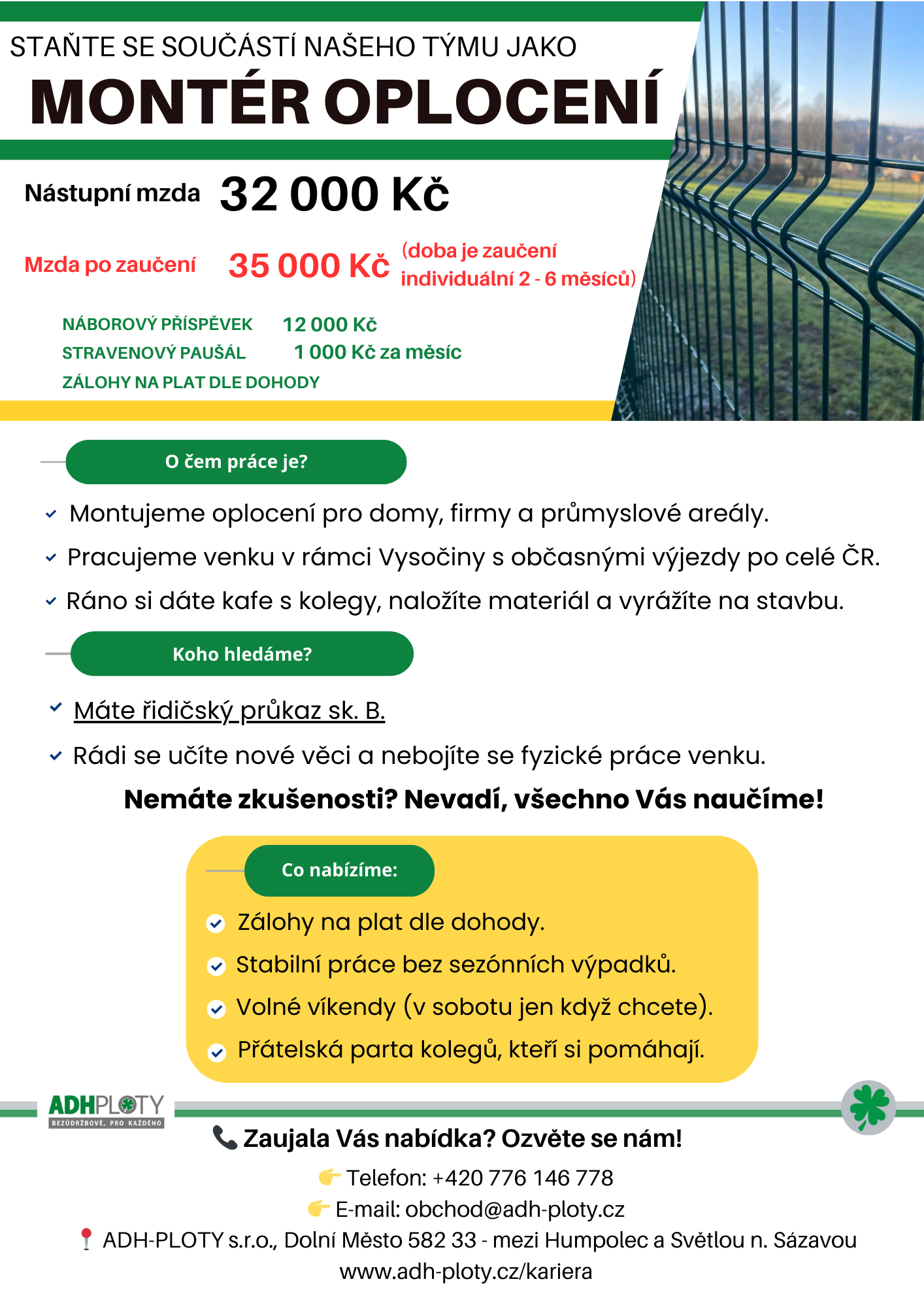 inzerát obdélník